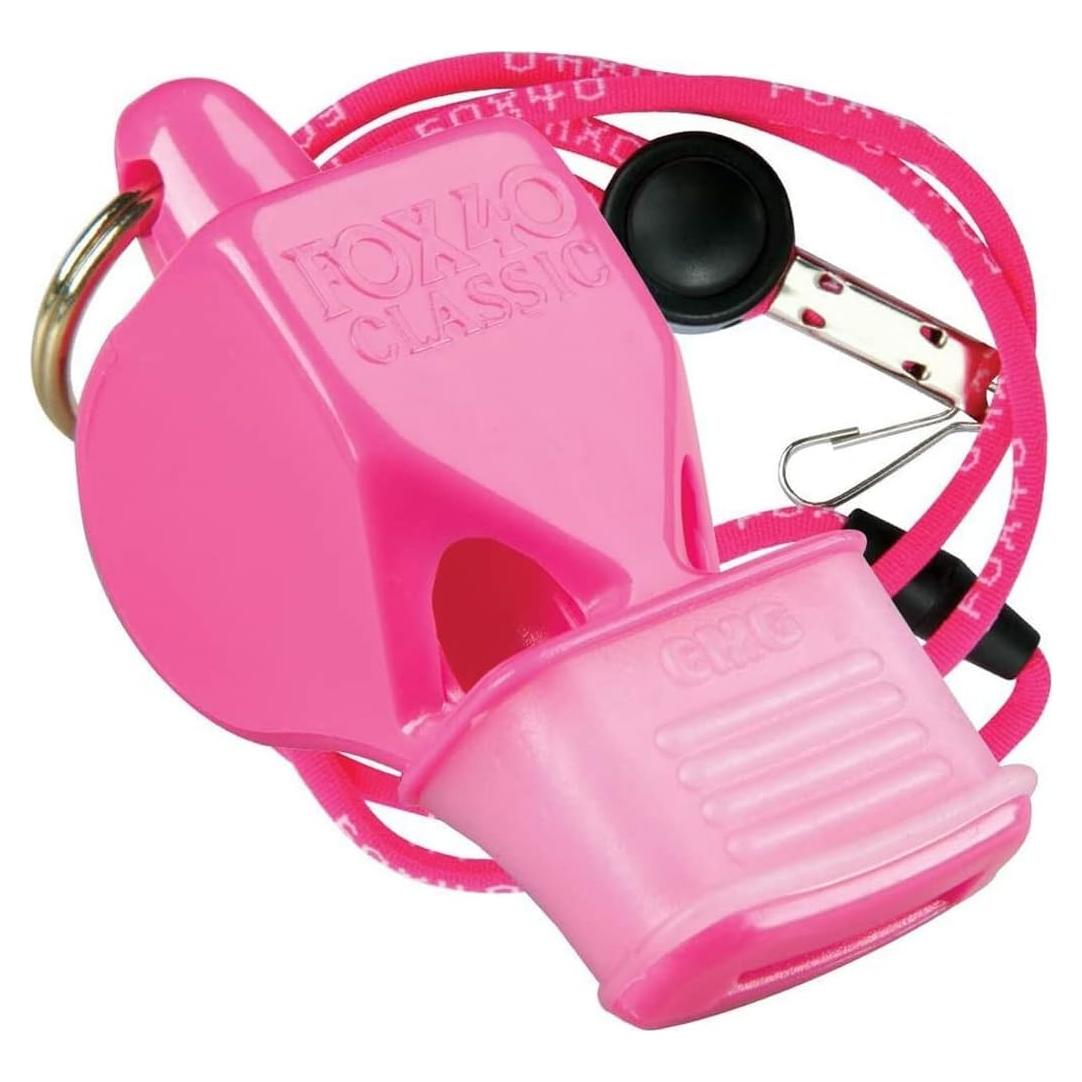 Silbato Fox 40 Classic CMG Rosa para Árbitro y Entrenador