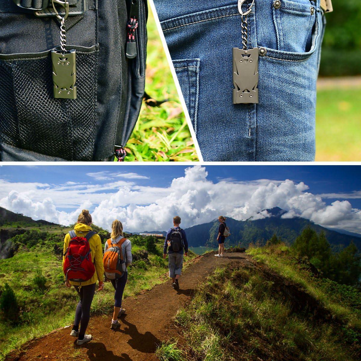 Silbato de Emergencia Binboll de Acero Inoxidable 150db