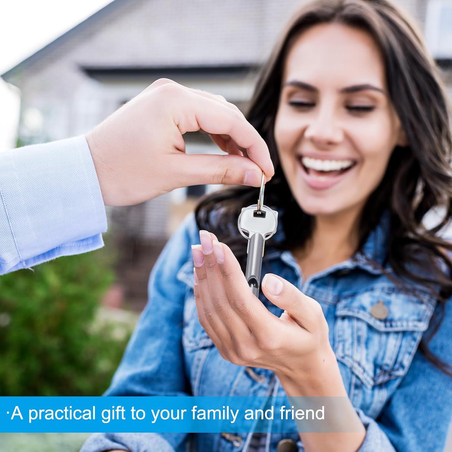 Silbato de Emergencia PATIKIL de Aluminio Azul - 12 Piezas