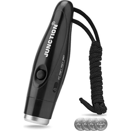 Silbato Electrónico UNIWA Ajustable 3 Sonidos 120dB Negro