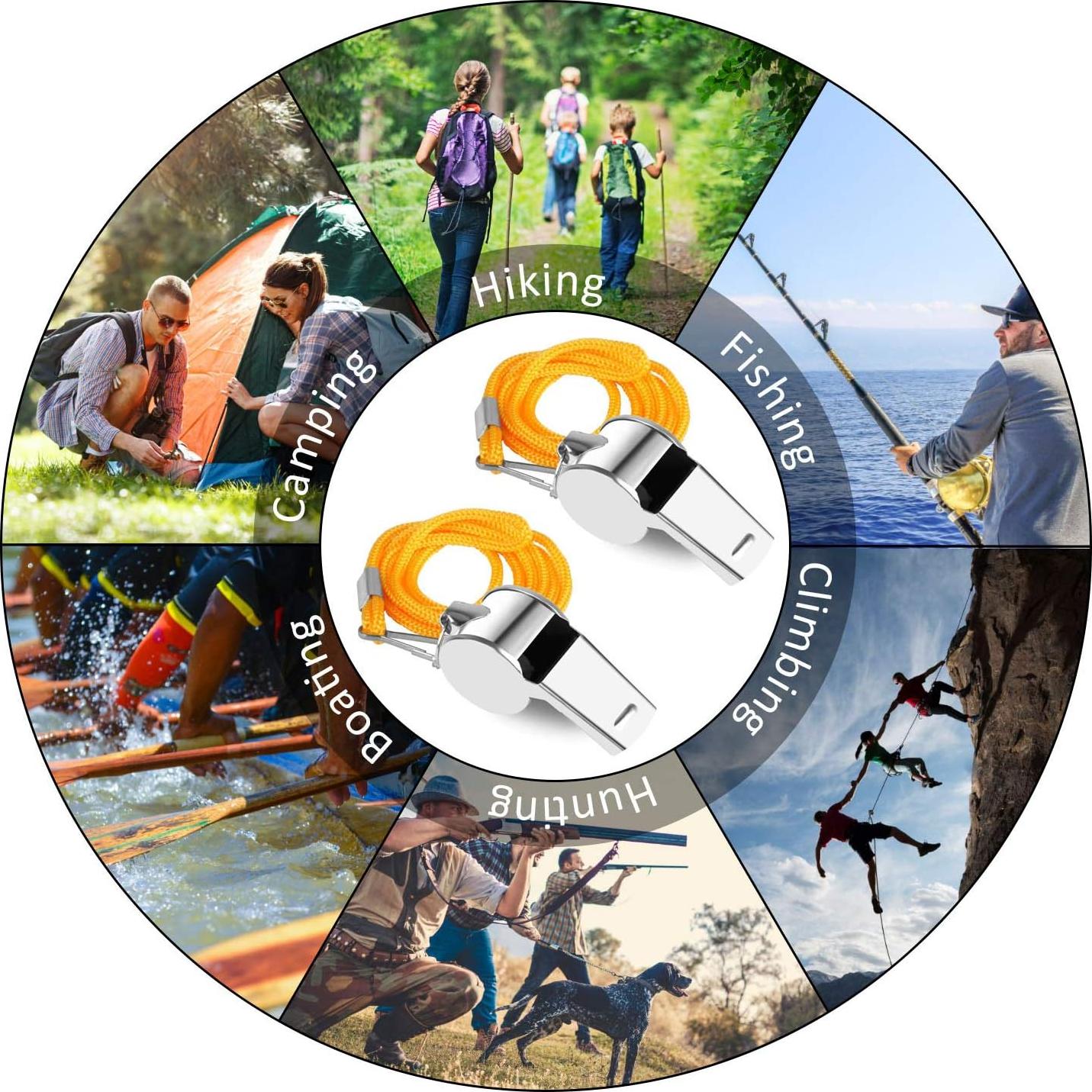 Silbato de Entrenador OBKJJ - 35 Piezas Acero Inoxidable