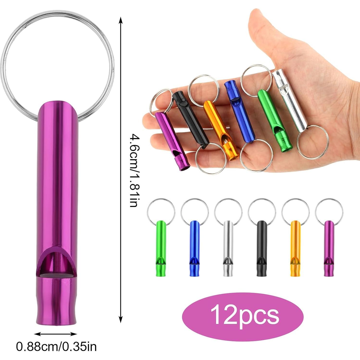 12 Silbatos de Emergencia Mabor para Niños y Adultos