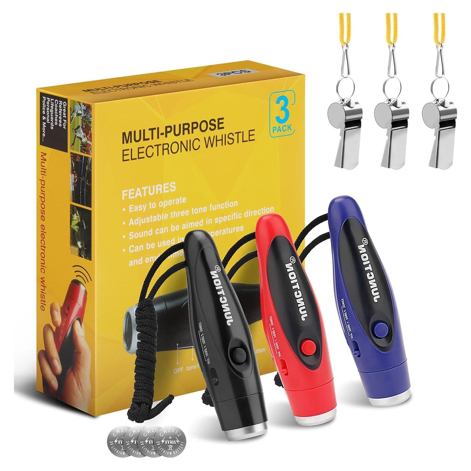 Silbato Electrónico UNIWA - Paquete de 3 Tonos Ajustables