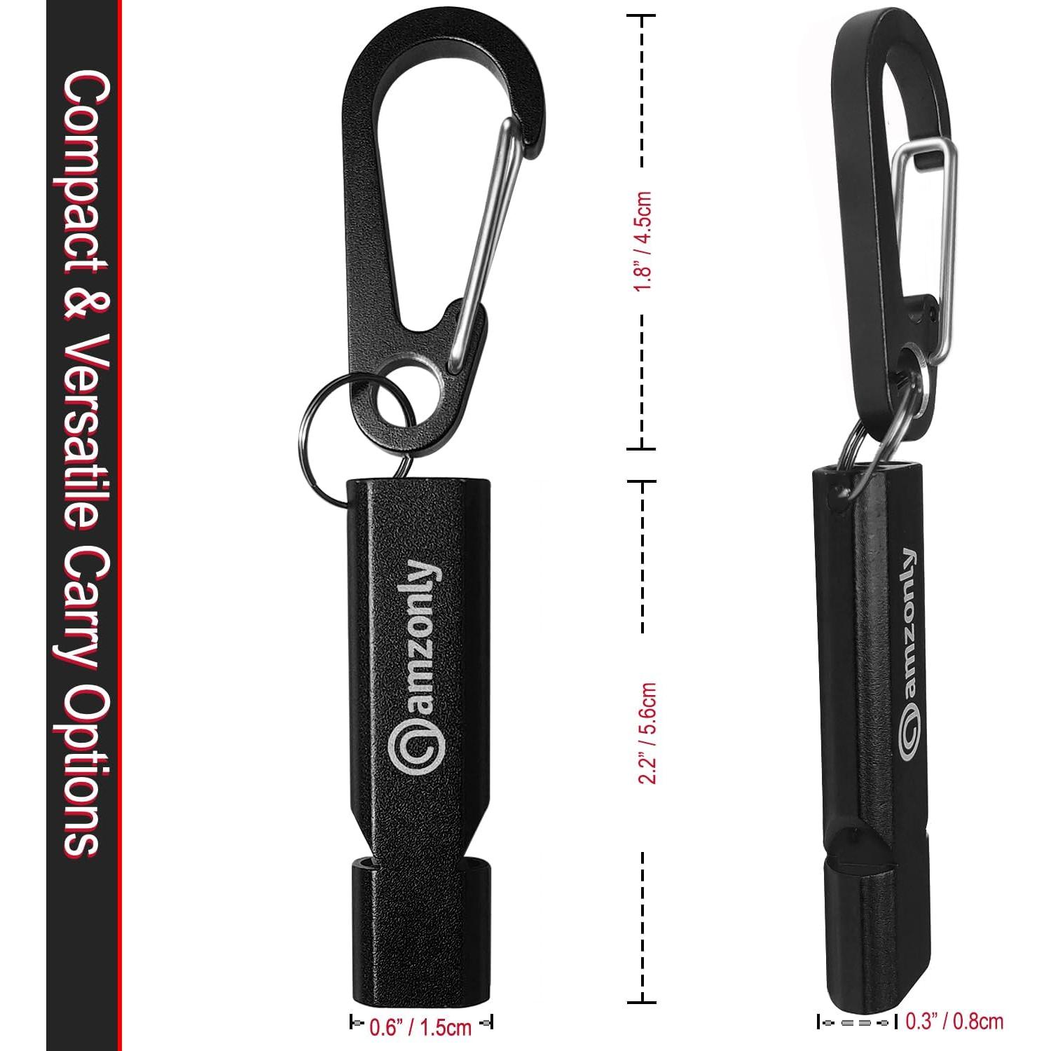 Silbatos de Emergencia Amzonly A206-02BB 120dB Pack de 2