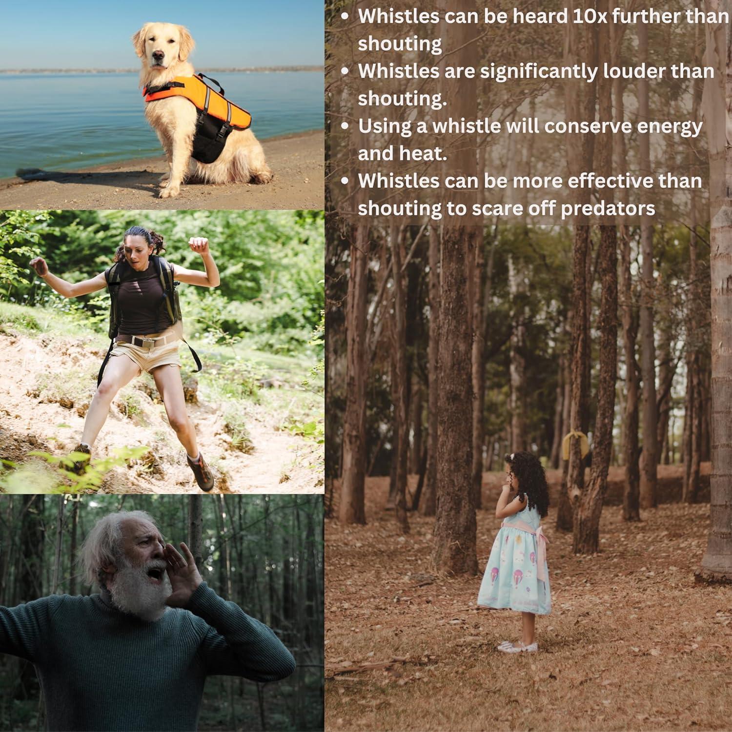 Silbato de Supervivencia Potato Zone 120dB Aluminio Portátil