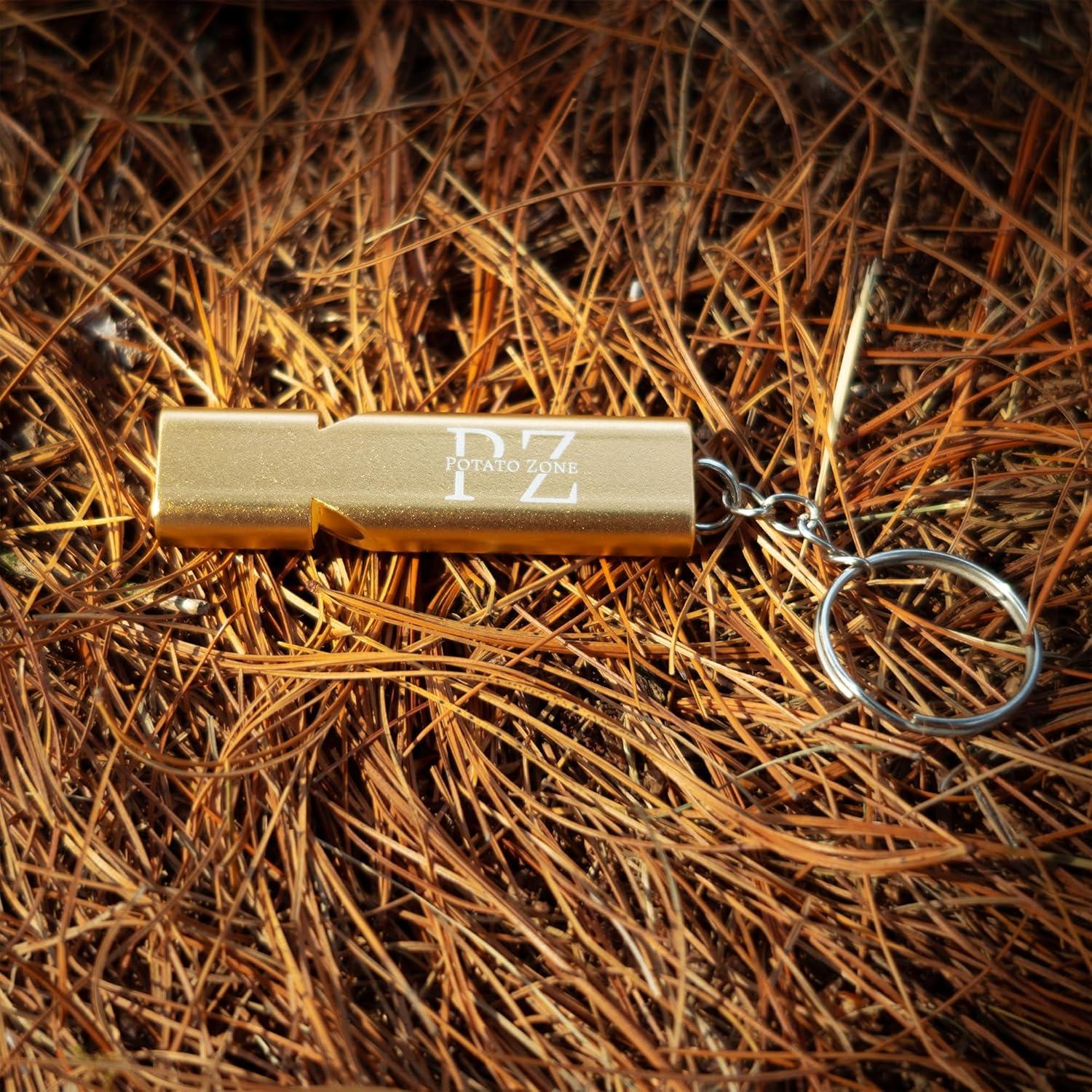 Silbato de Supervivencia Potato Zone 120dB Aluminio Portátil