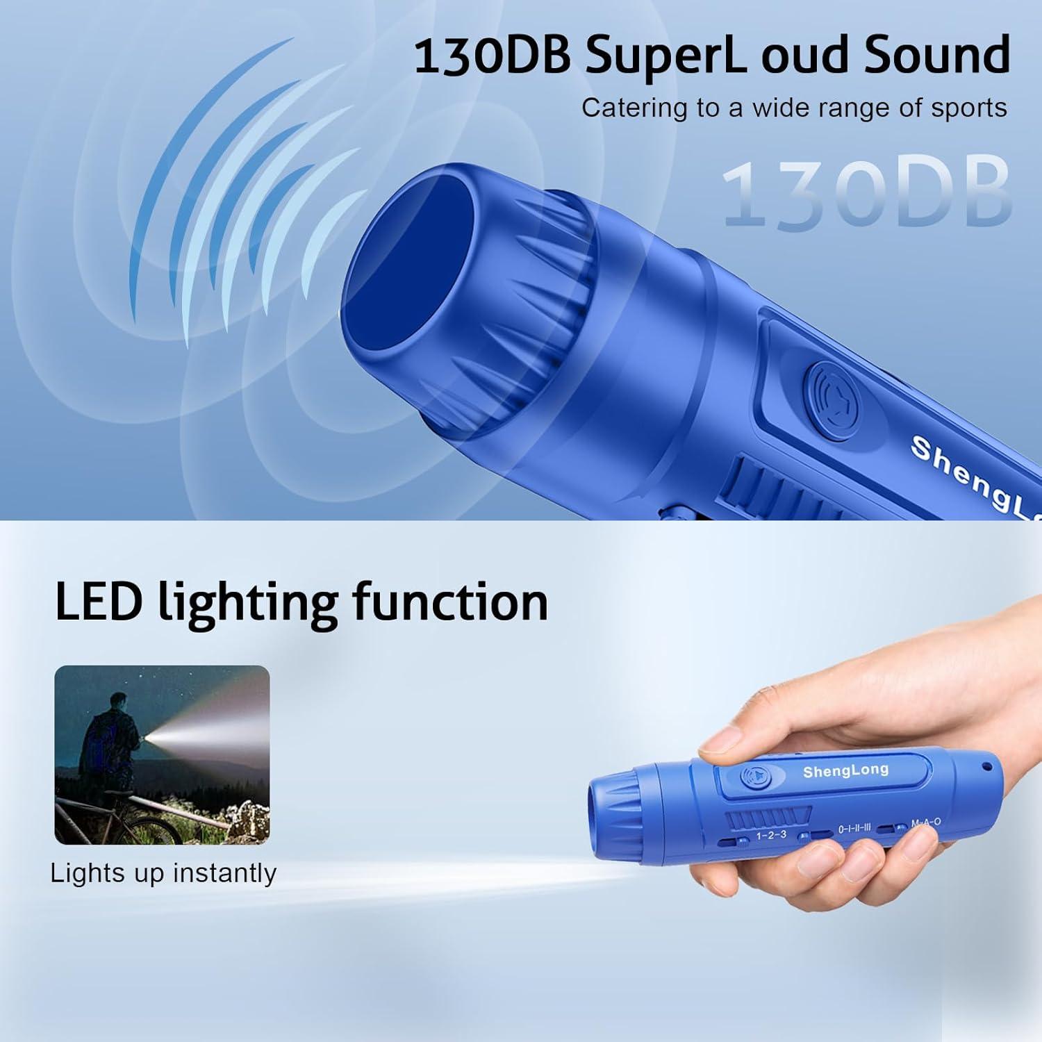 Silbato Electrónico Shenglong US3-2024 con 3 Tonos y Volumen Ajustable