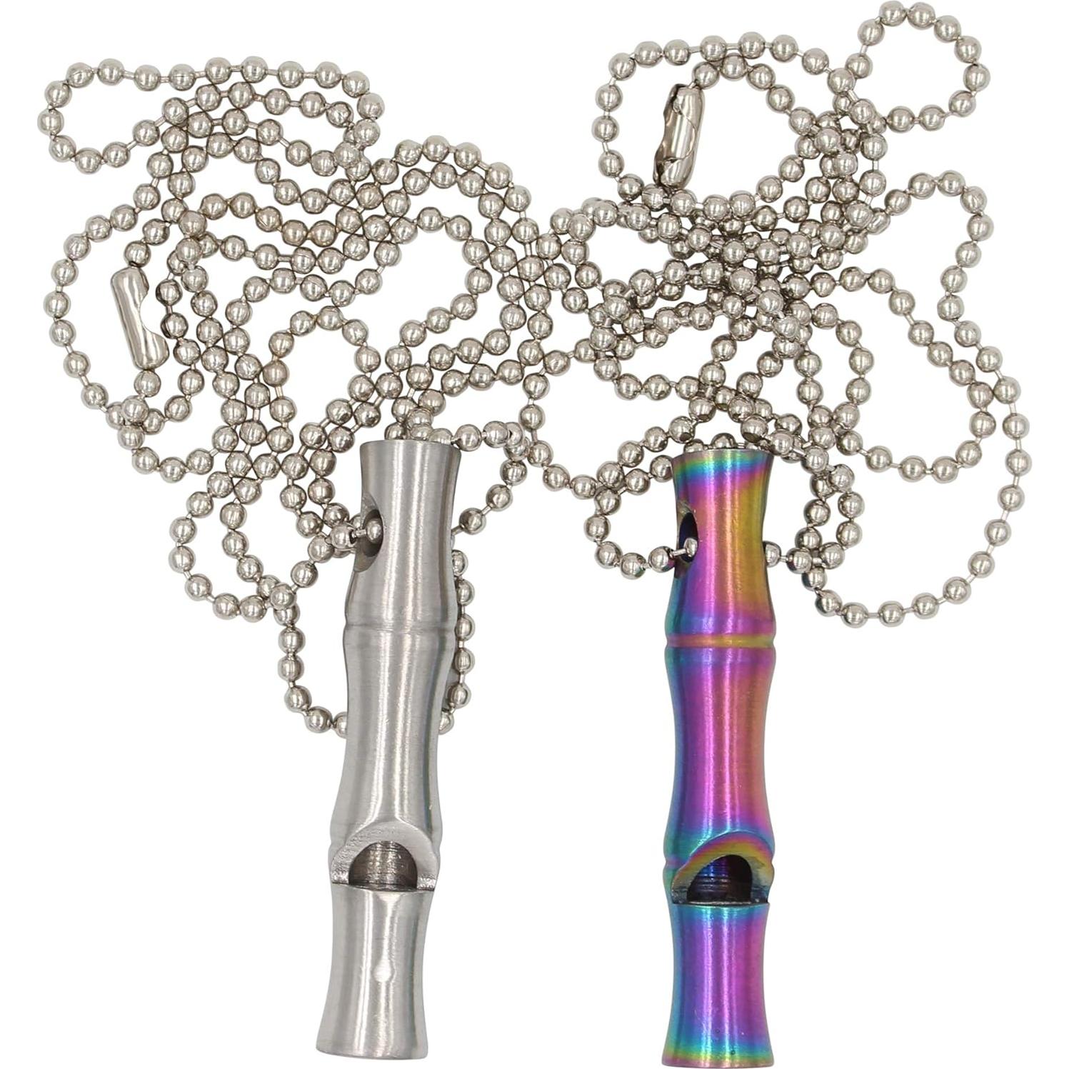 Silbato de Emergencia Real Sic - Acero Portátil y Ruidoso