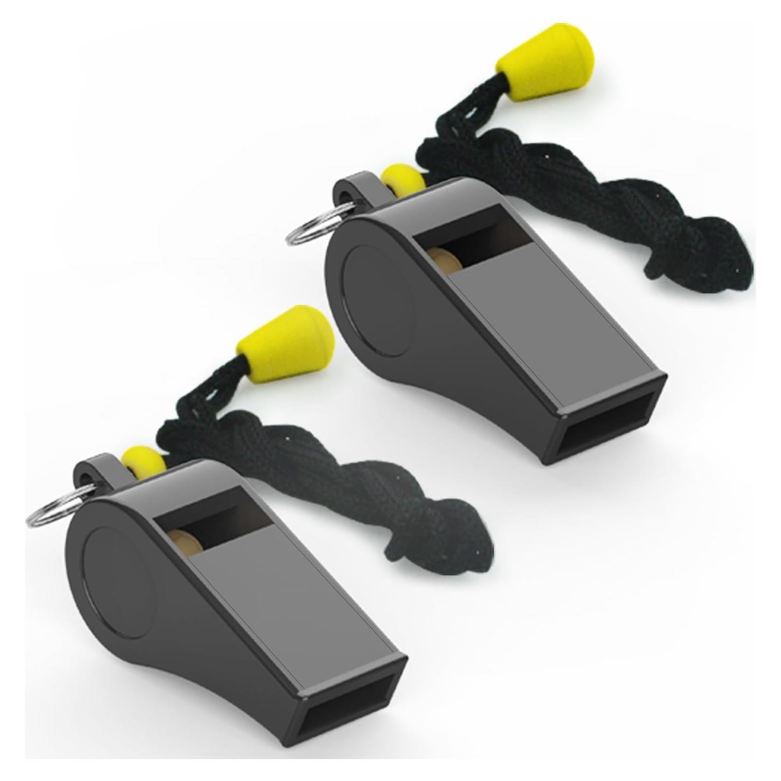 Silbato Deportivo de Plástico WONAPAD - 2 Piezas con Cordón