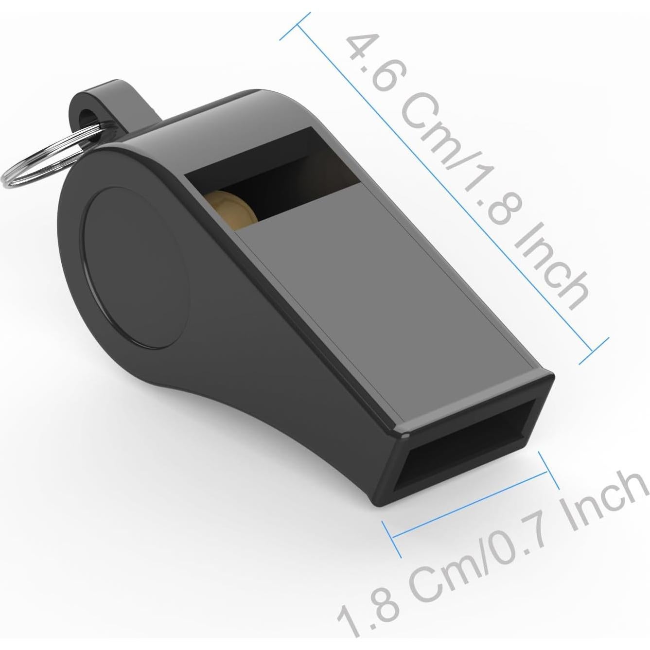 Silbato Deportivo de Plástico WONAPAD - 2 Piezas con Cordón