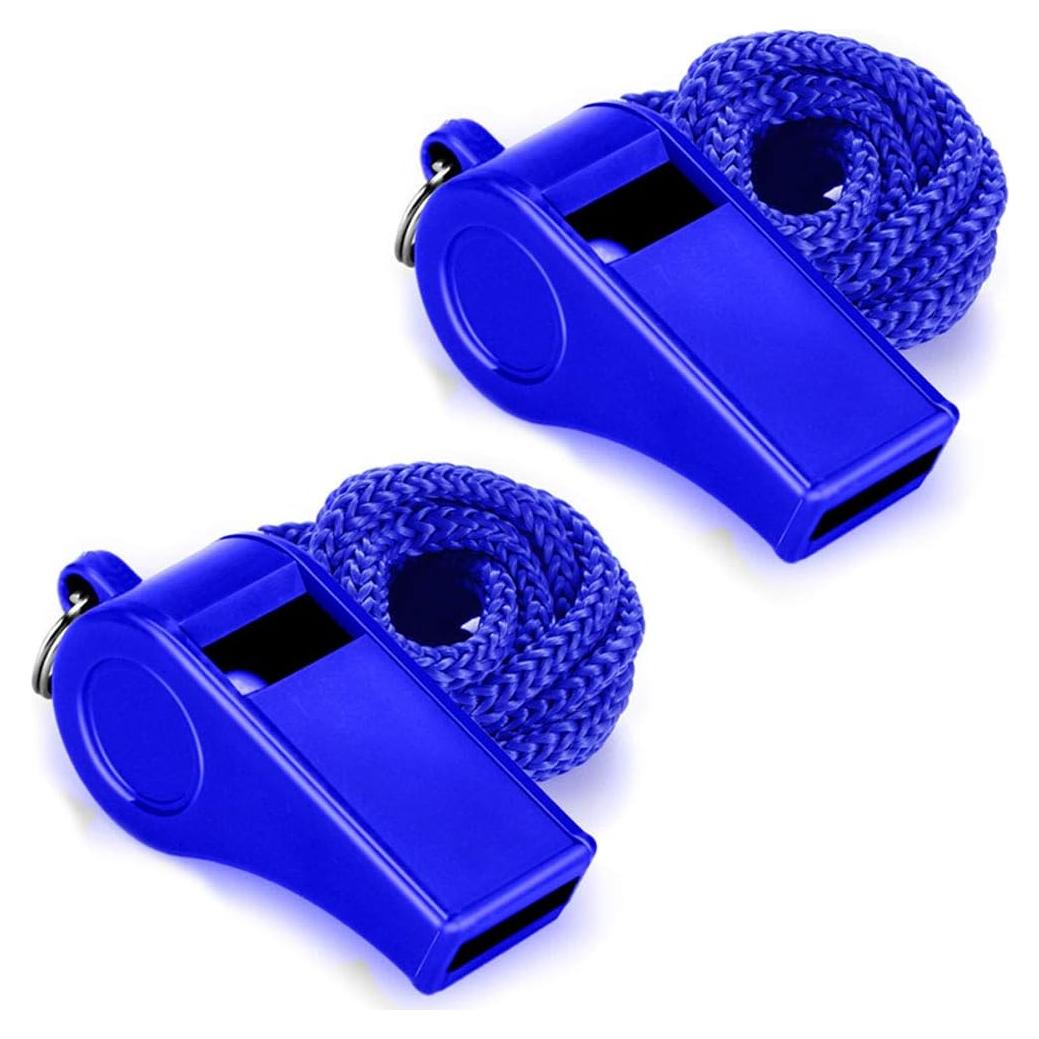 Silbato Deportivo Hipat con Cordón - 2 Paquetes Azul