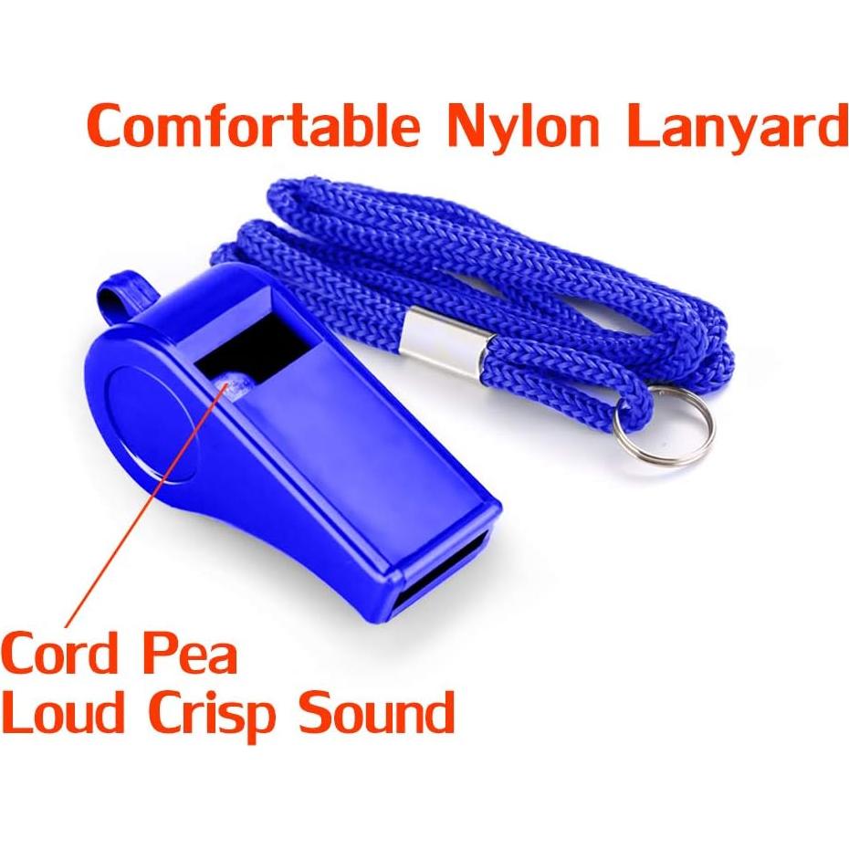 Silbato Deportivo Hipat con Cordón - 2 Paquetes Azul