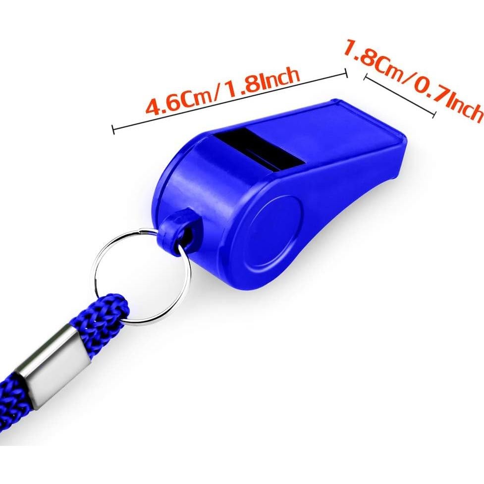 Silbato Deportivo Hipat con Cordón - 2 Paquetes Azul