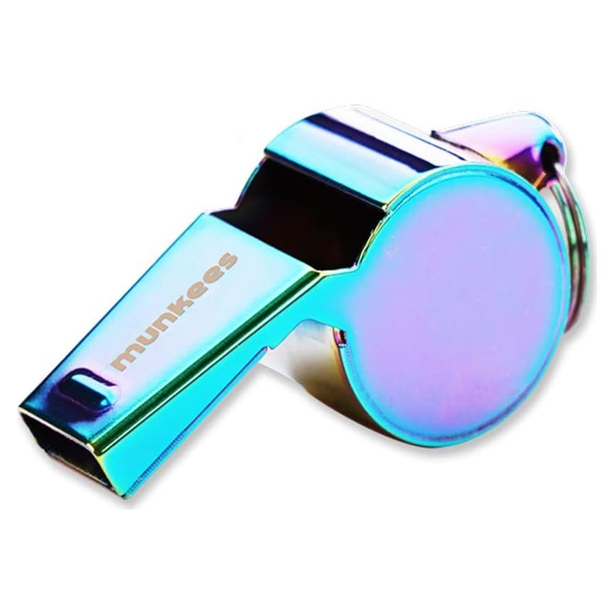 Silbato de Acero Inoxidable 304 Munkees 3395 Colorido