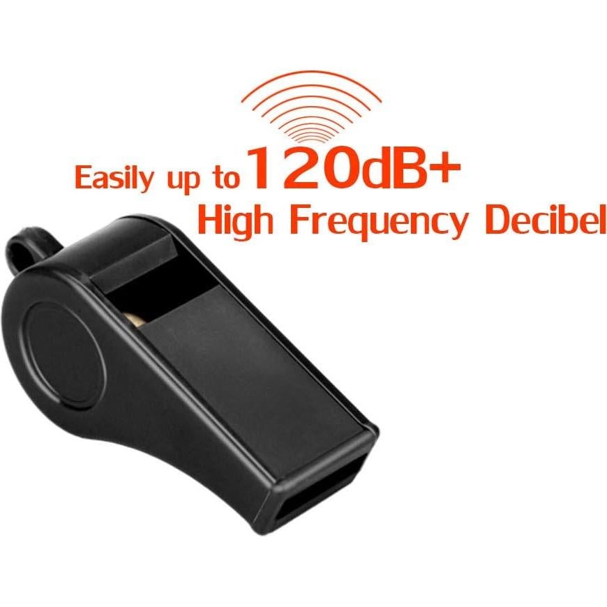 Silbatos de Plástico Hipat 12PCS con Cordón - Sonido Fuerte