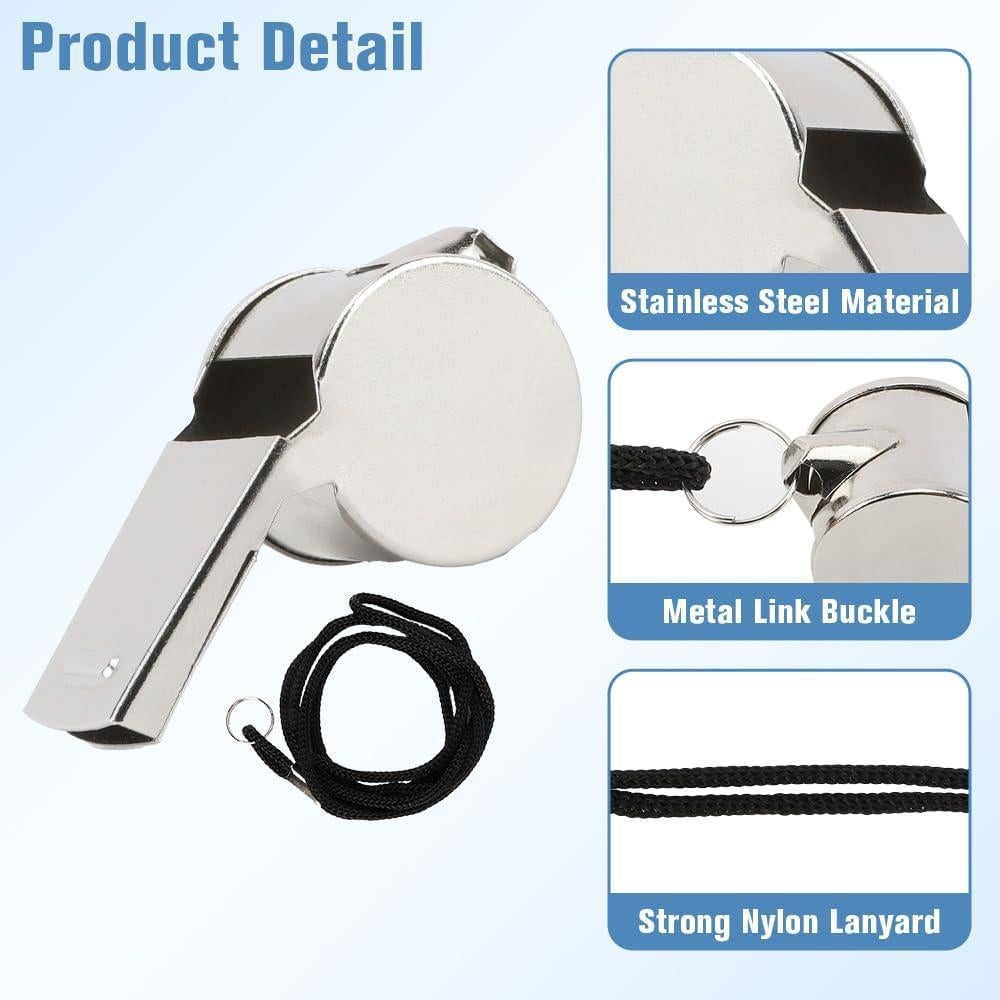 Silbato de Acero Inoxidable HadrNahkb para Entrenadores 120dB