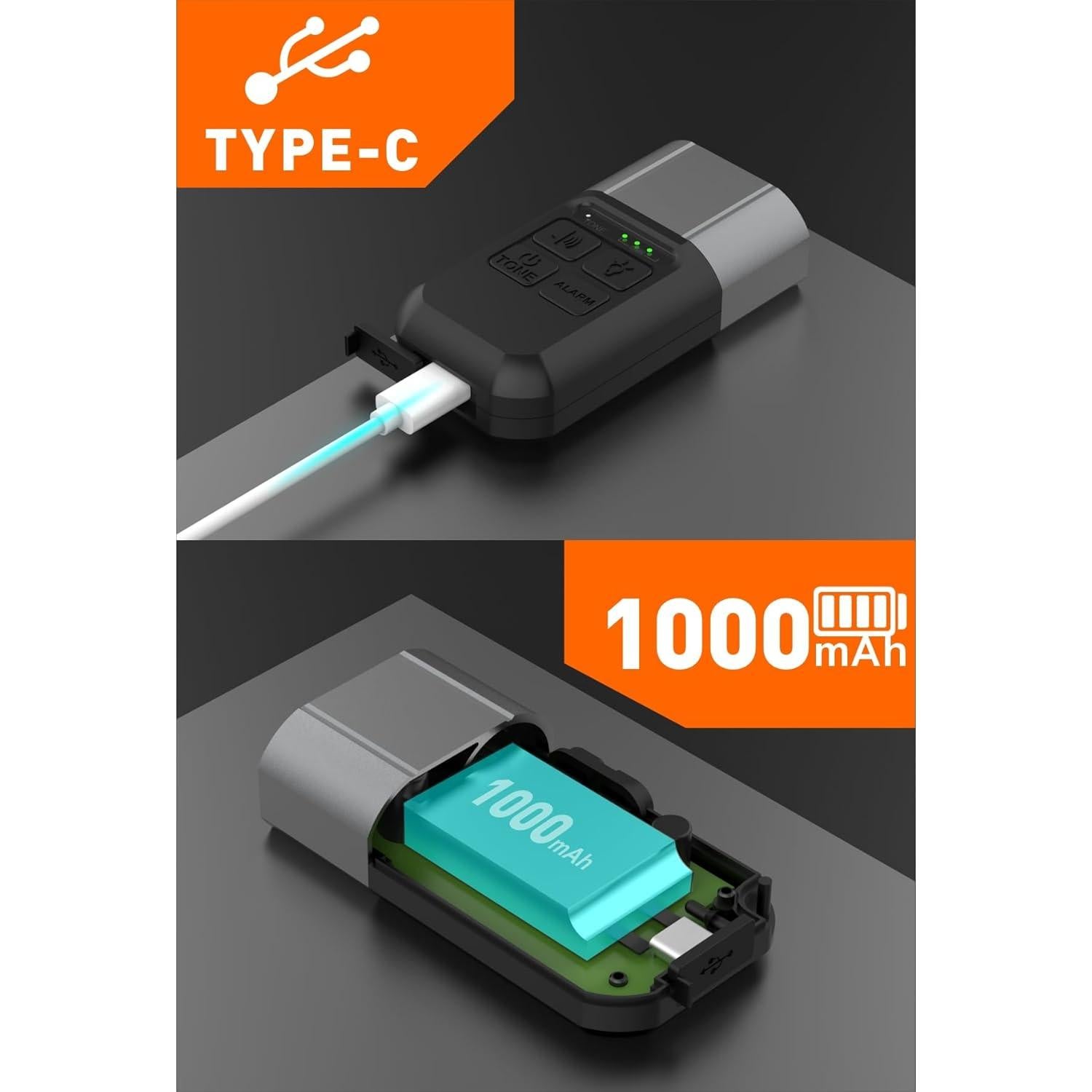 Silbato Electrónico ASWAYKE K5 125dB con Linterna 200Lum