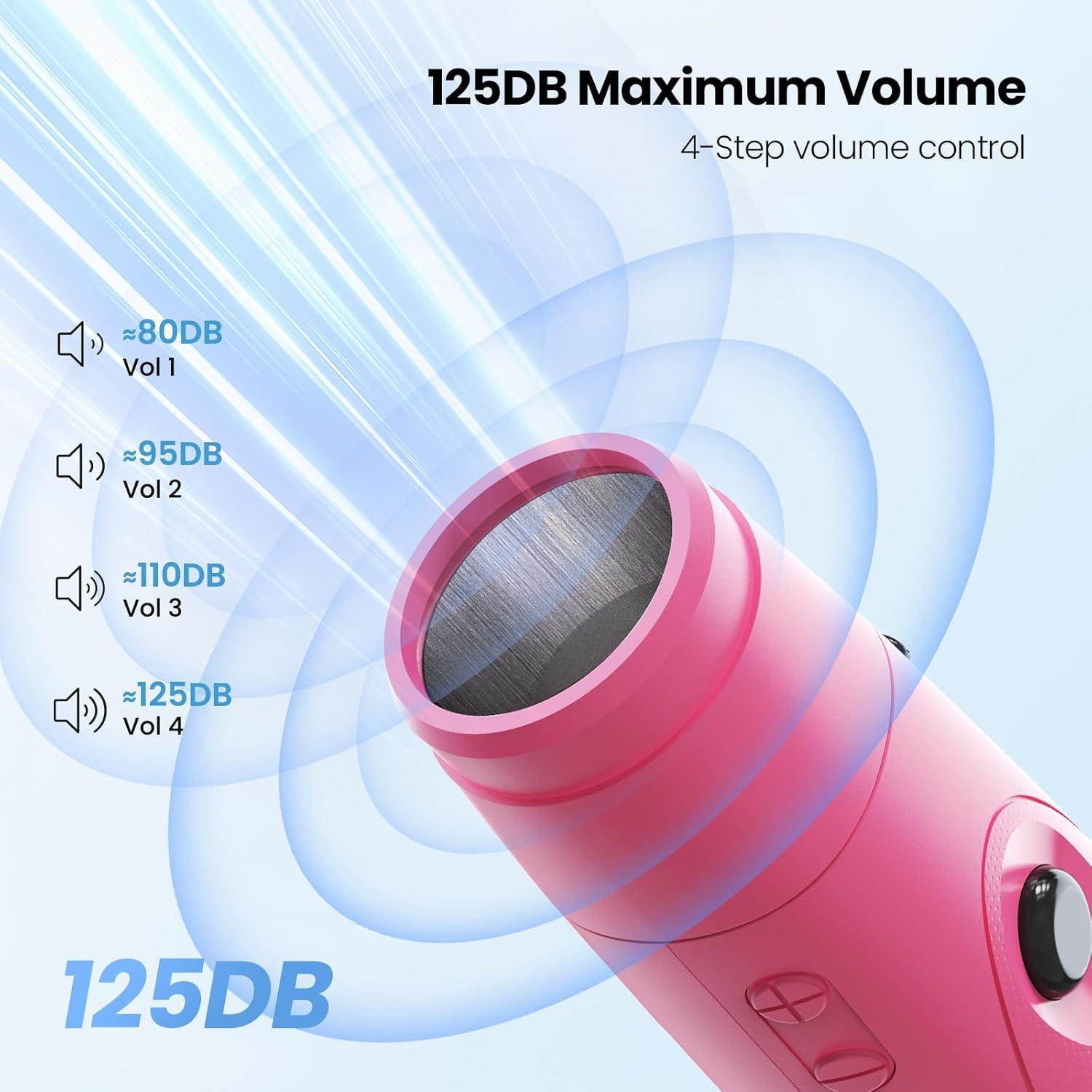 Silbato Electrónico WANJOTEC 130dB 3 Tonos Ajustables