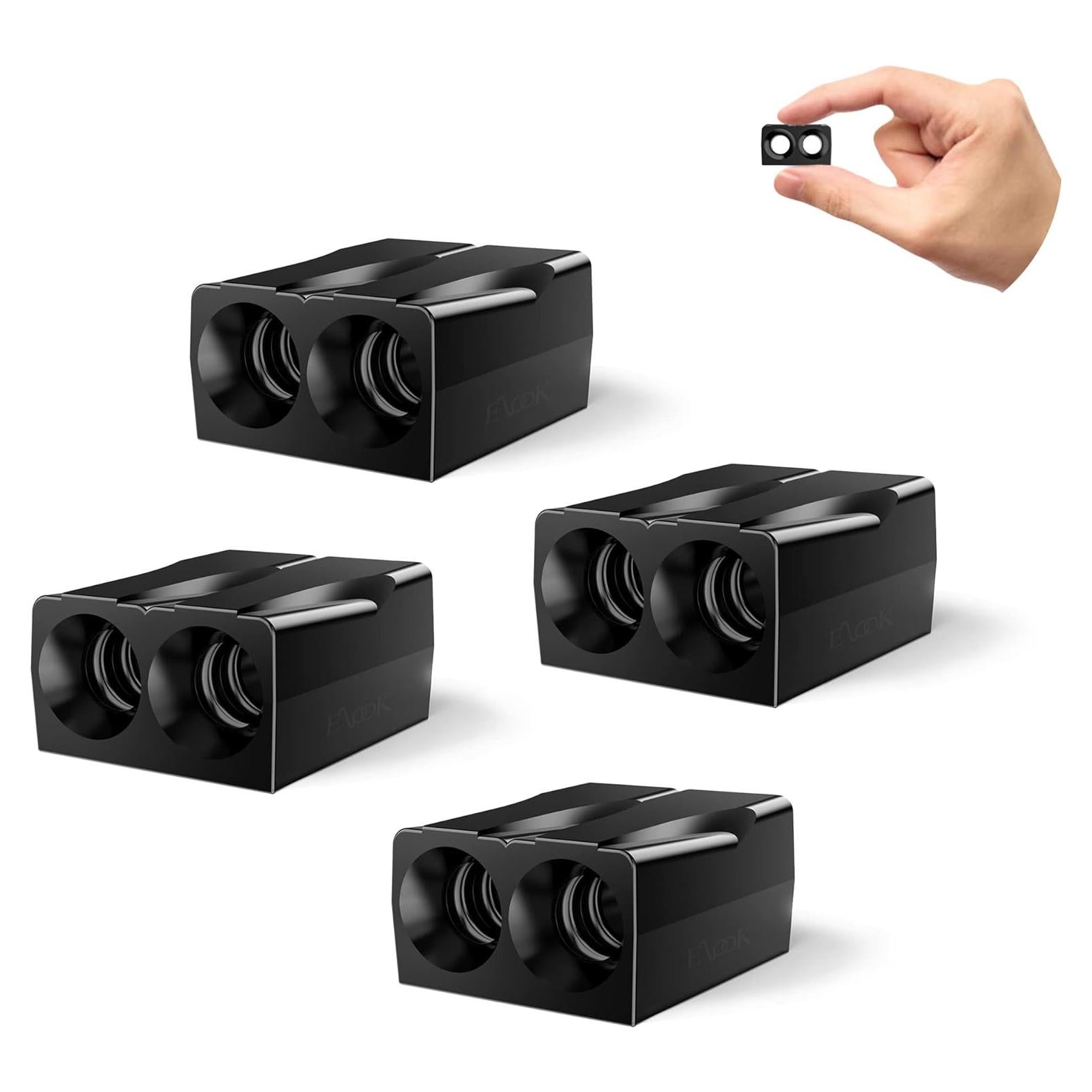 Silbatos de Ciervo Elook Doble Trompeta Paquete de 4