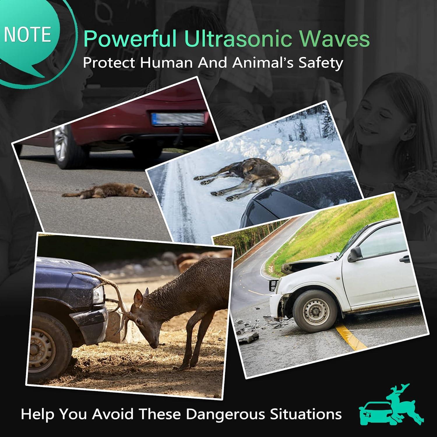 Silbatos de Ciervo Elook Doble Trompeta Paquete de 4