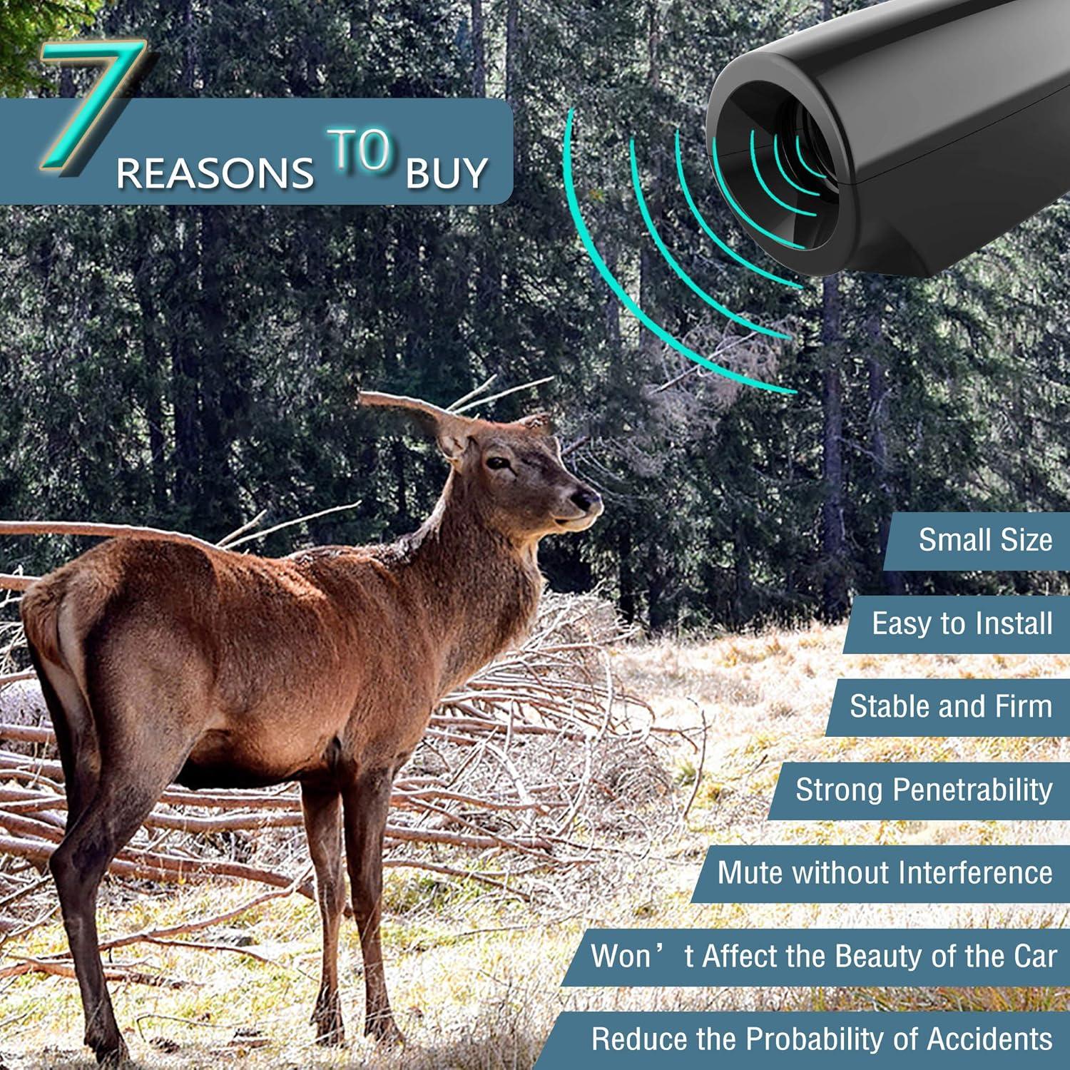 Silbato de Advertencia para Ciervos Elook - Paquete de 4