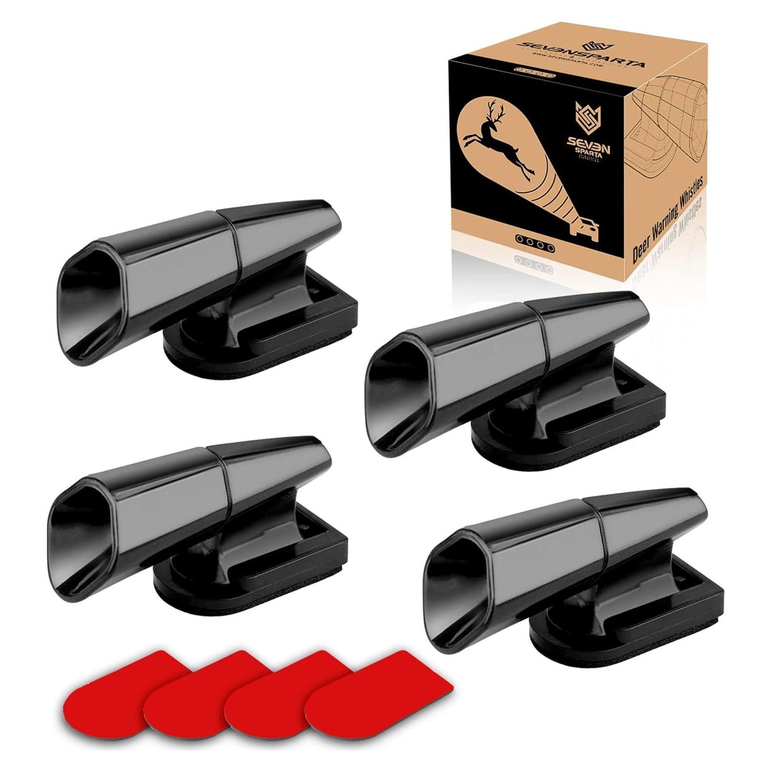 Silbatos de Advertencia para Ciervos Siete Sparta 4 Pcs