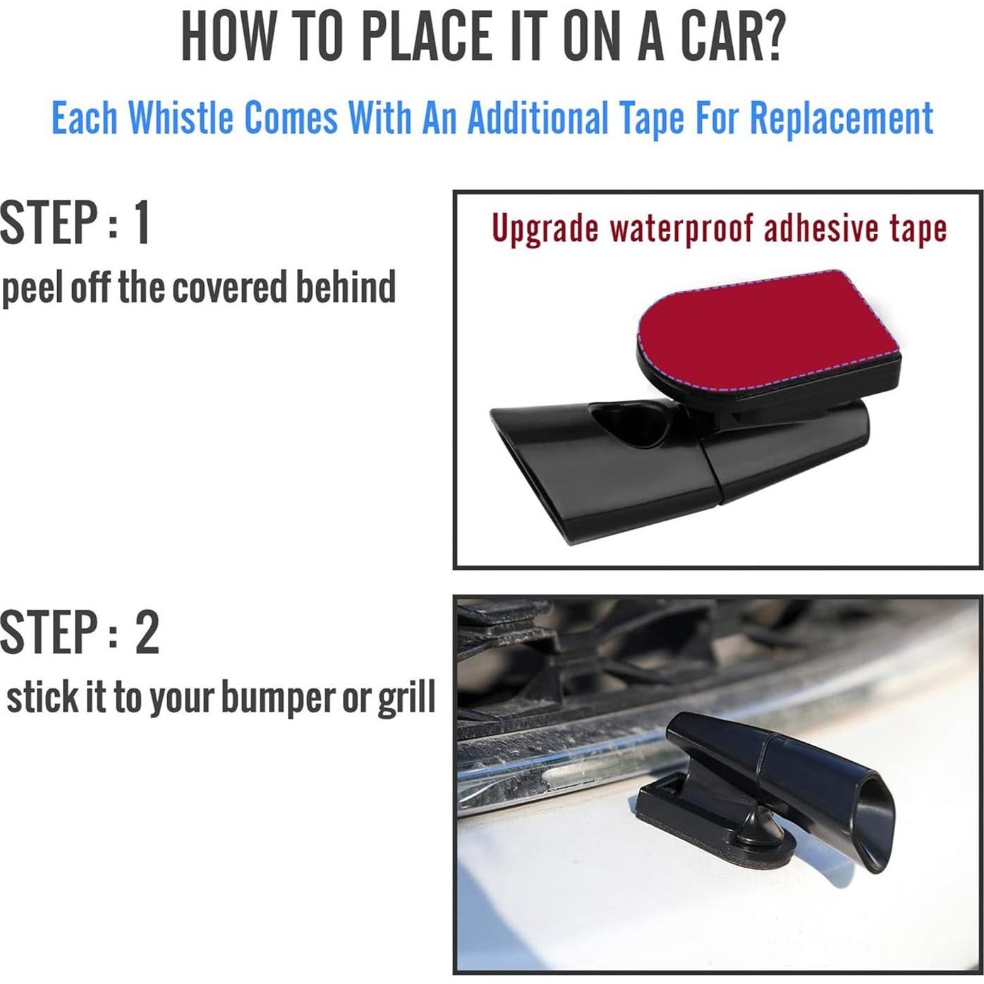 Silbatos de Advertencia para Ciervos Siete Sparta 4 Pcs