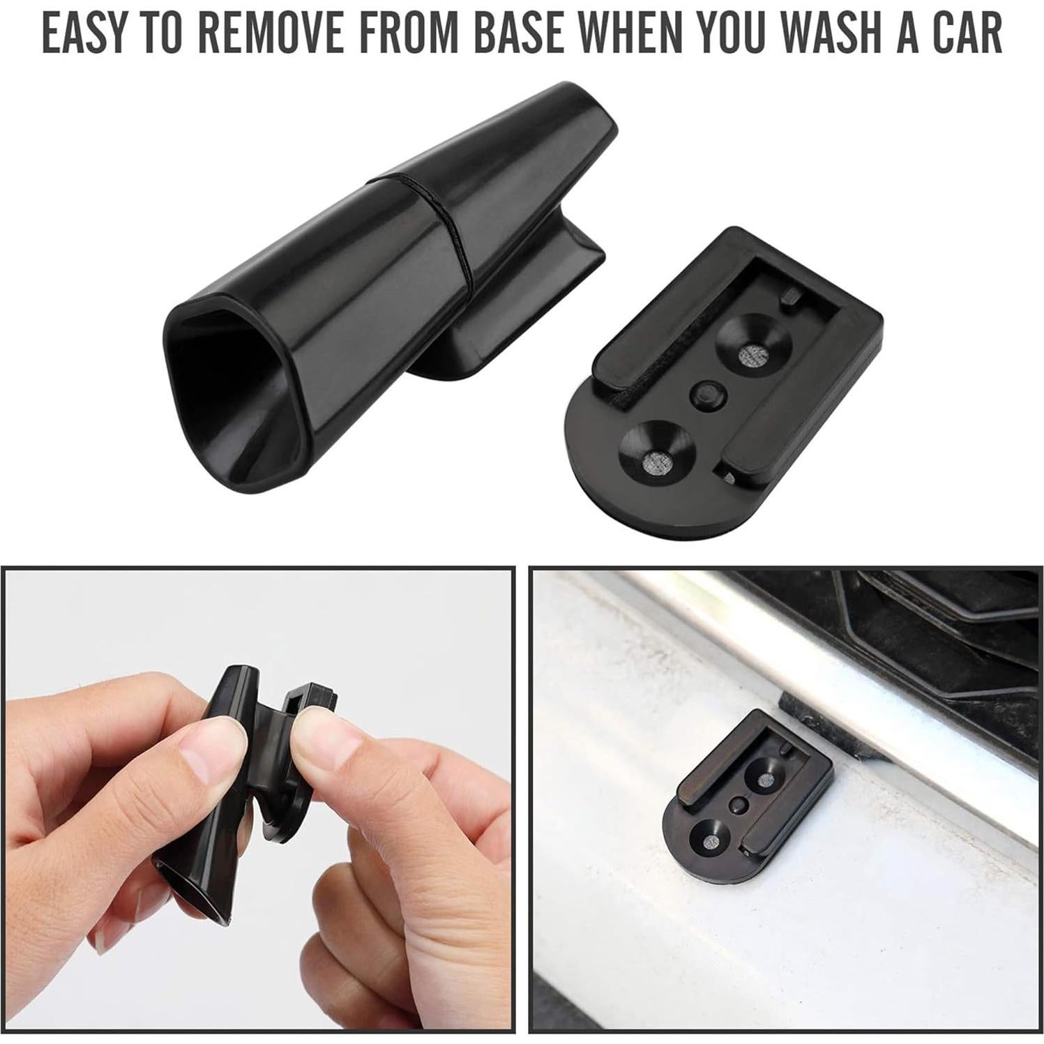 Silbatos de Advertencia para Ciervos Siete Sparta 4 Pcs