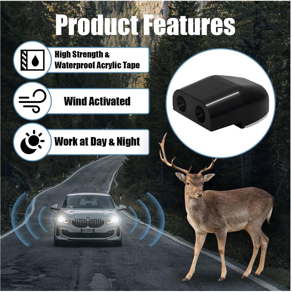 Silbatos para Ciervos JOYCOURT - 4 Paquetes, ABS, 12.5 cm