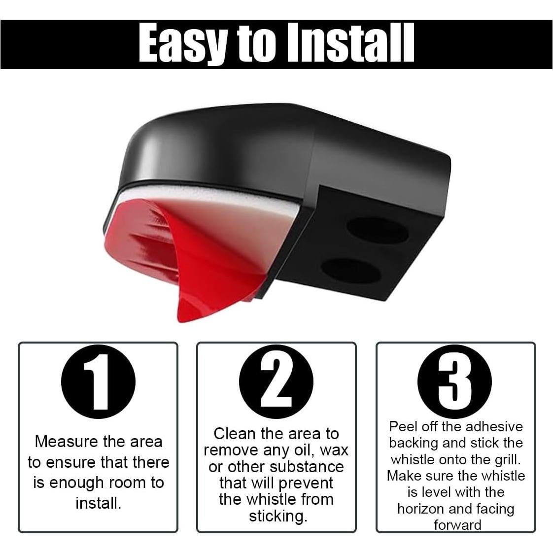 Silbatos para Ciervos JOYCOURT - 4 Paquetes, ABS, 12.5 cm