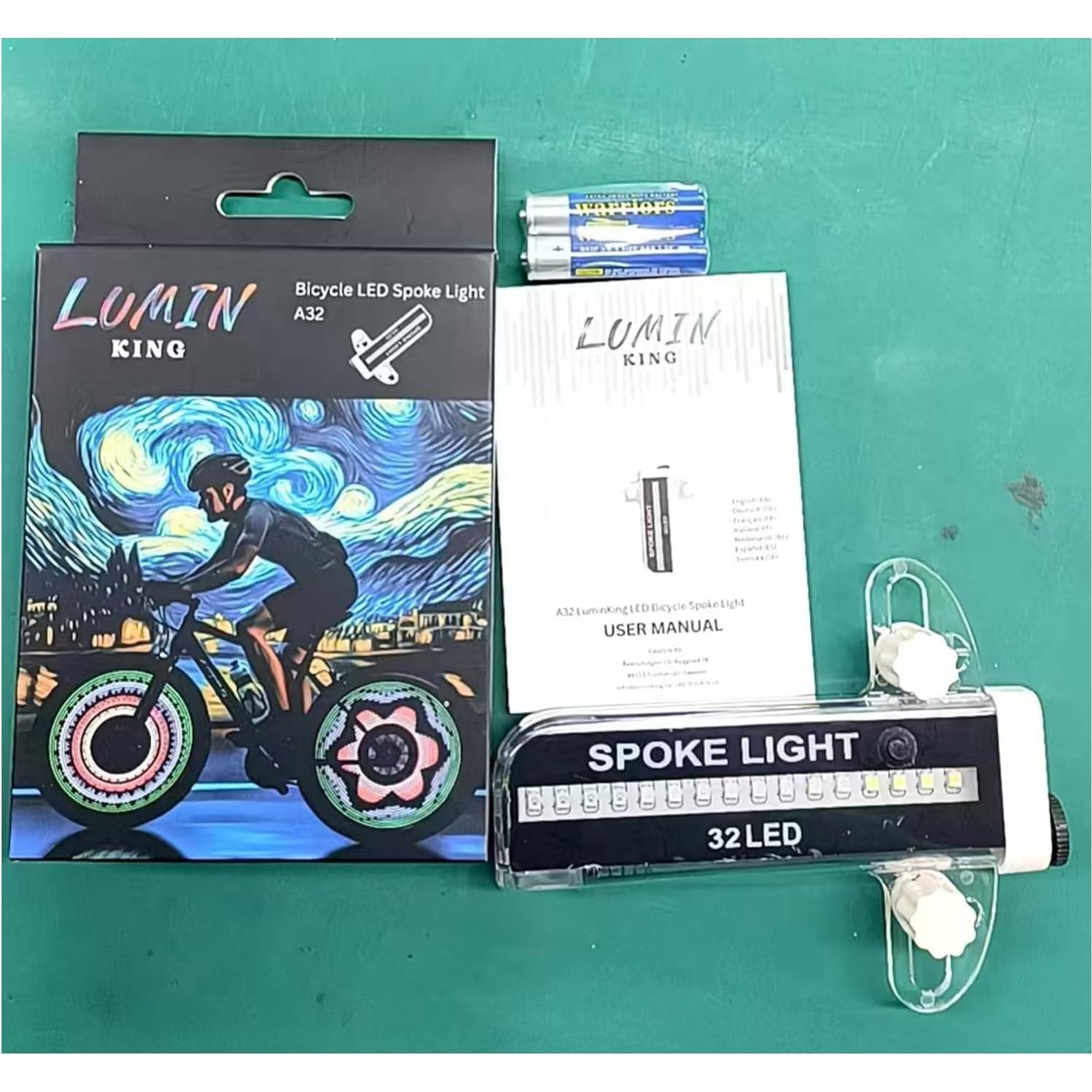 Luces de Radio LED LuminKing A07 - 32 LEDs, 30 Patrones, Impermeable
