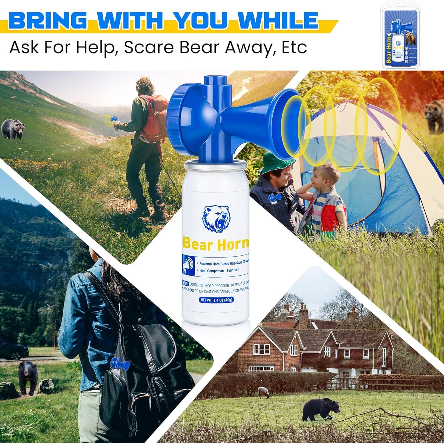 Cuerno de Oso Dunkive para Defensa Personal 120dB 39.7g