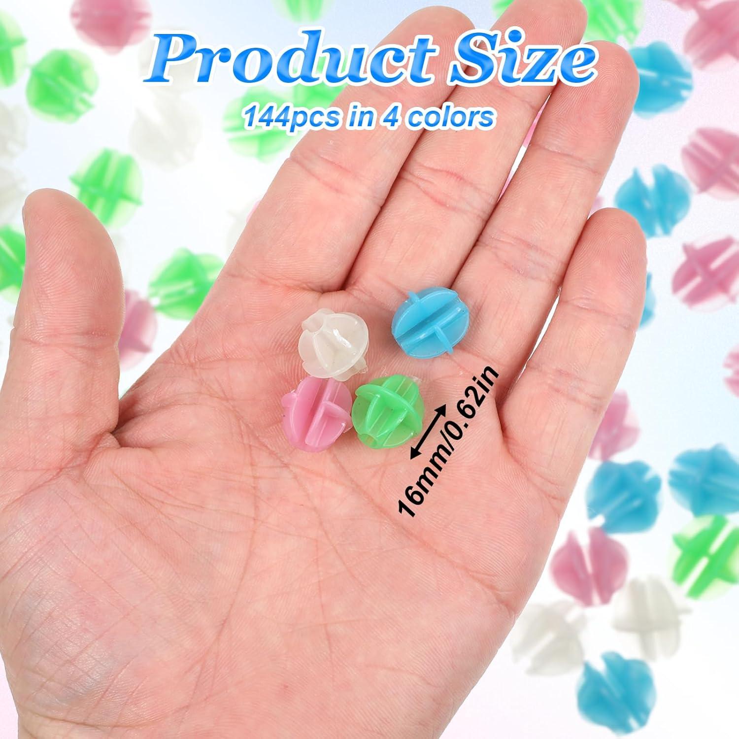 144 Perlas Luminiscentes para Radios de Bicicleta JIYIN