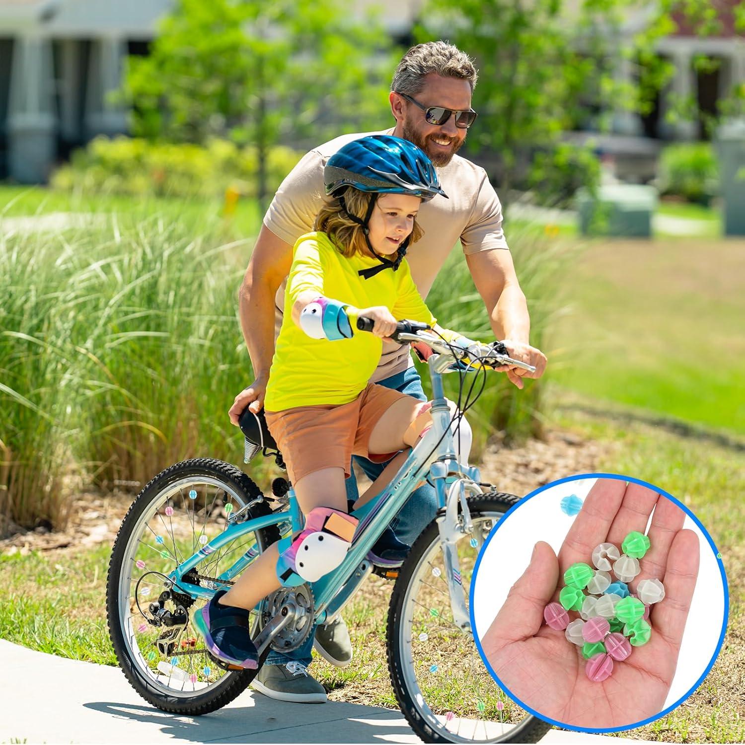 144 Perlas Luminiscentes para Radios de Bicicleta JIYIN