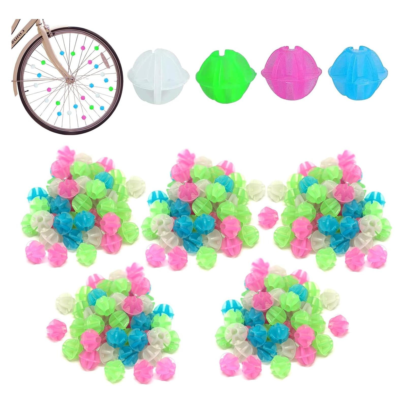 180 Perlas Coloridas para Radios de Bicicleta DENGXINWEI
