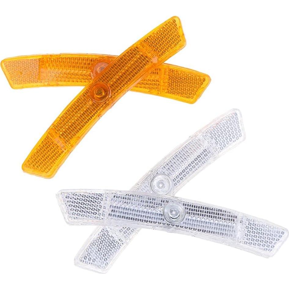 2 Pcs Bicycle Wheel Spoke Reflectors Spoke Lights Bike Accessories for Mountain Bike Road Bike Decoration Safe Warning