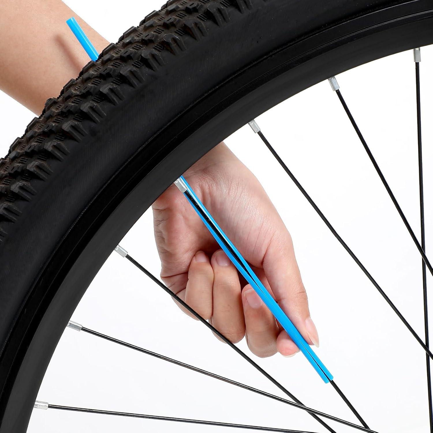 Cubiertas de Radios para Bicicleta VORCOOL 75 Pcs Azul