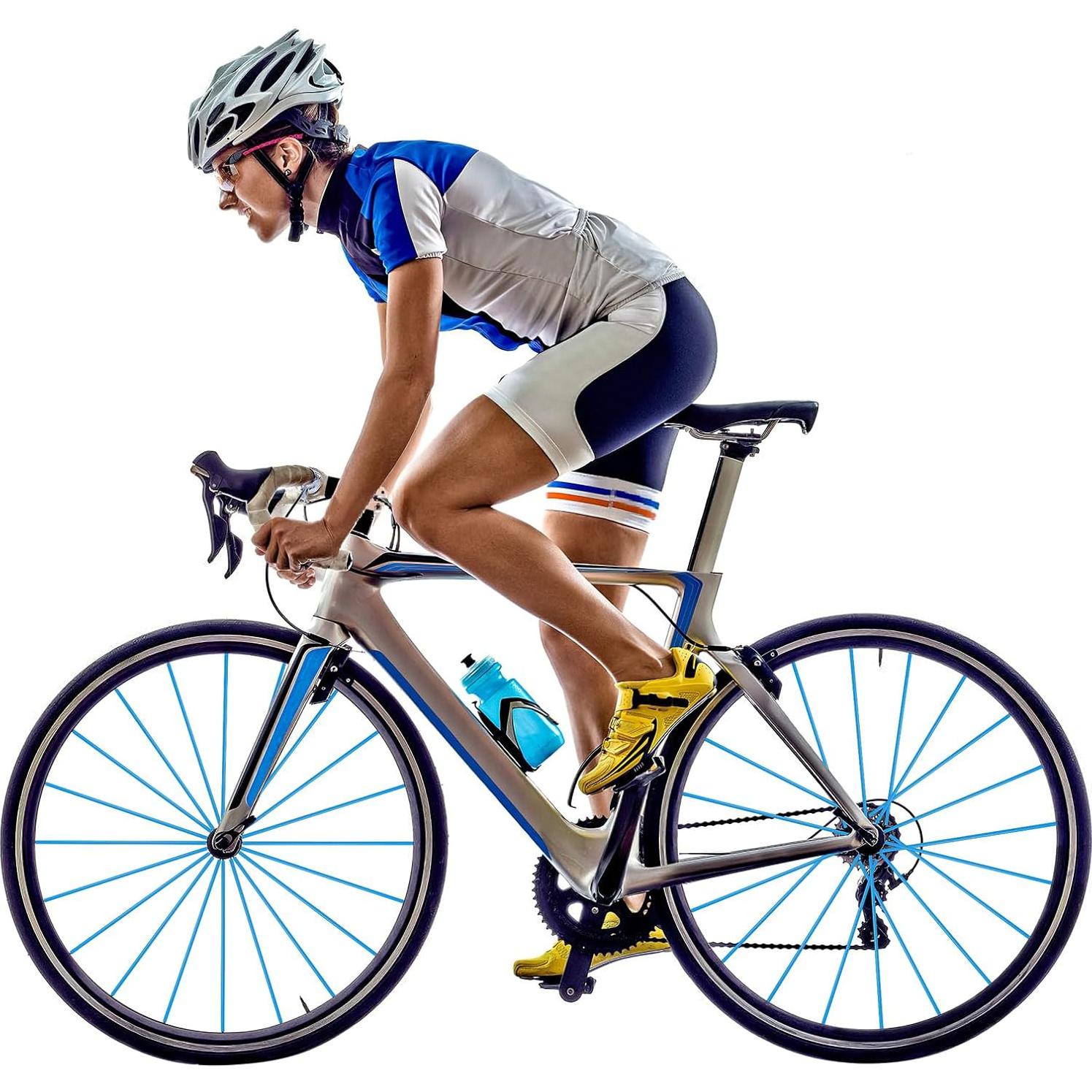 Cubiertas de Radios para Bicicleta VORCOOL 75 Pcs Azul