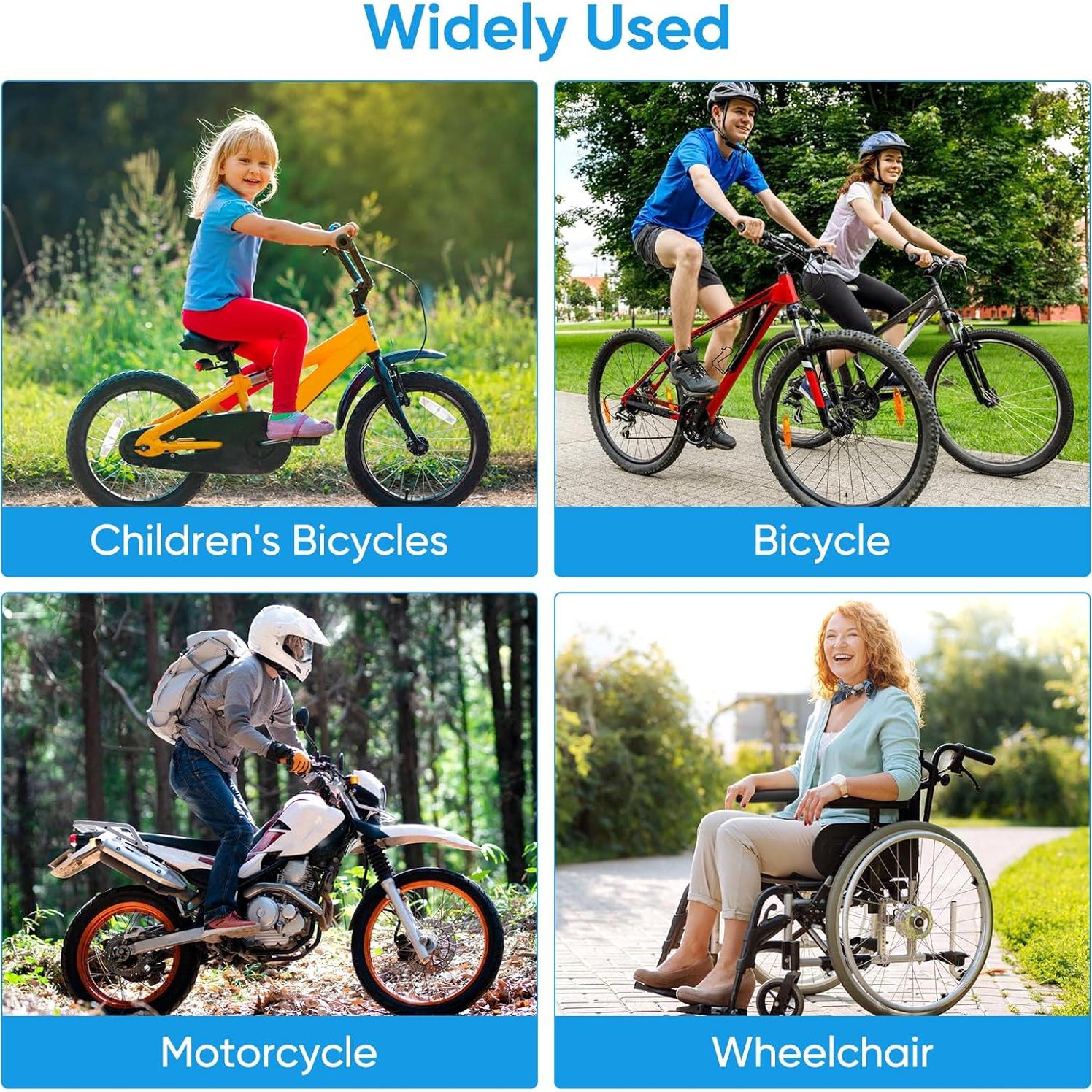 Cubiertas de Radios para Bicicleta VORCOOL 75 Pcs Azul