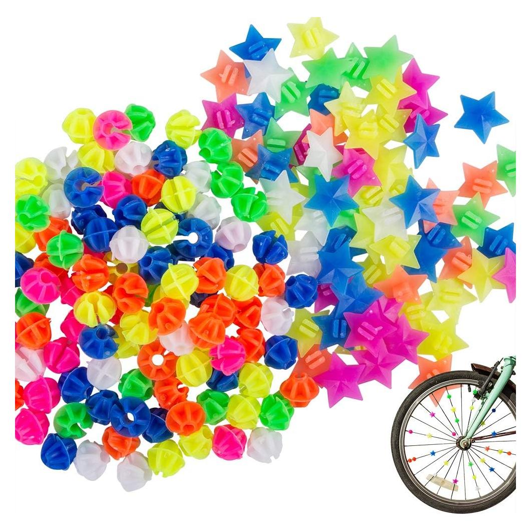 Radios de Bicicleta YuCool - 180 Piezas Multicolor Decorativos