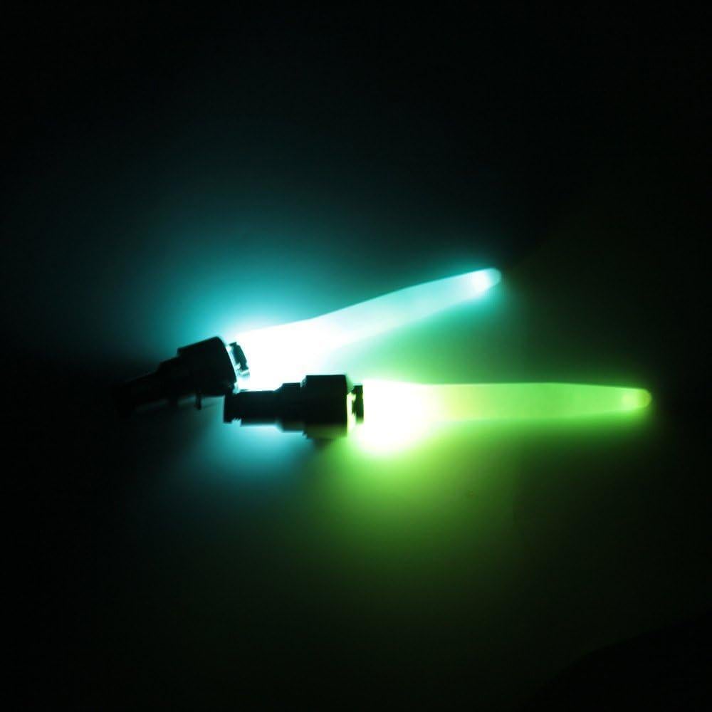 Paquete de 4 luces LED para válvula de neumático WIROJ