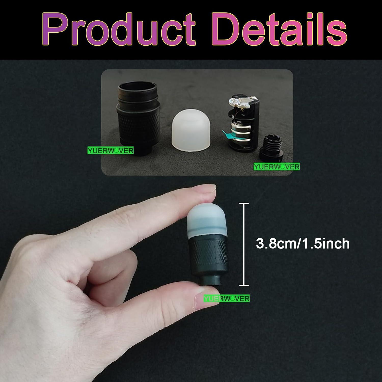 Paquete de 4 luces LED para llantas YUERWOVER coloridas