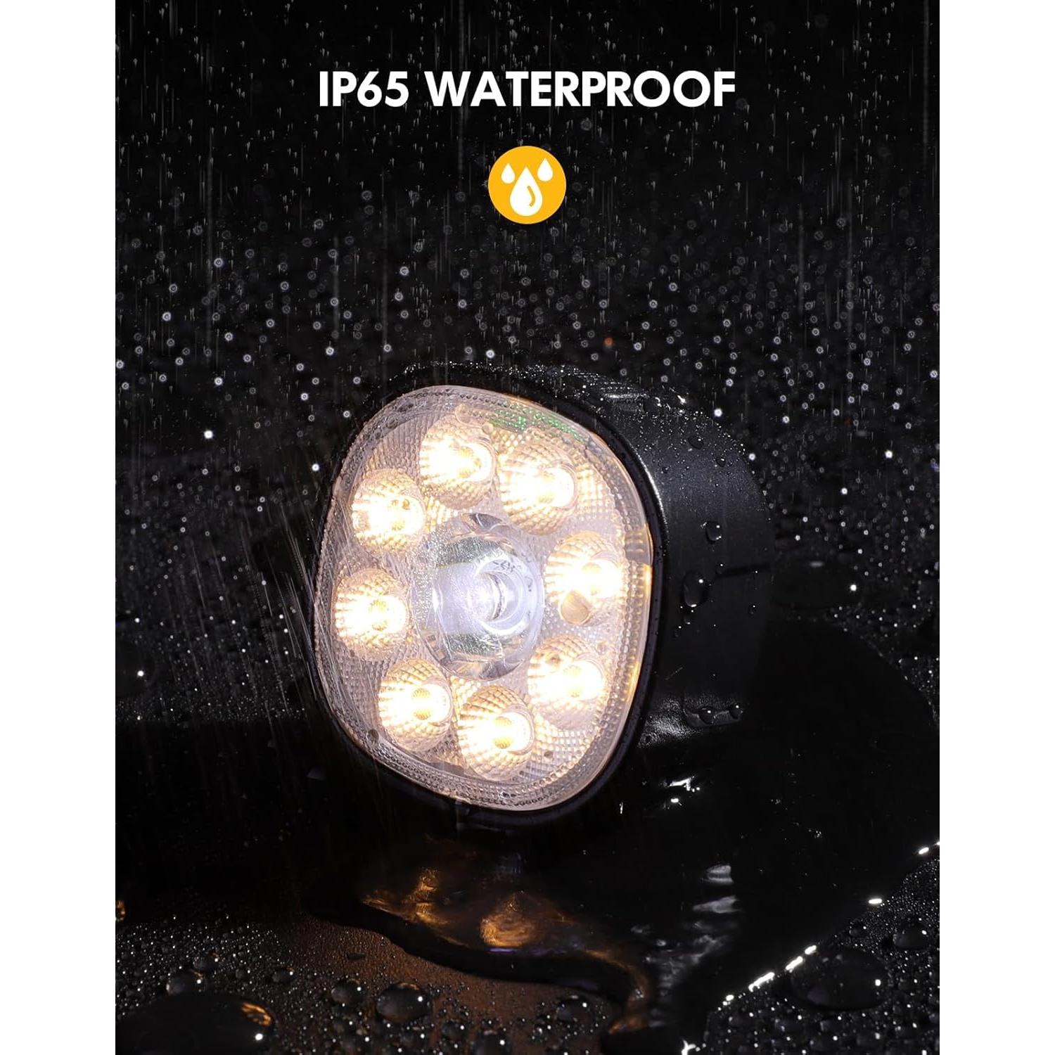 Luces de Bicicleta Cuvccn Q9 Recargables USB IP65 8+7 Modos