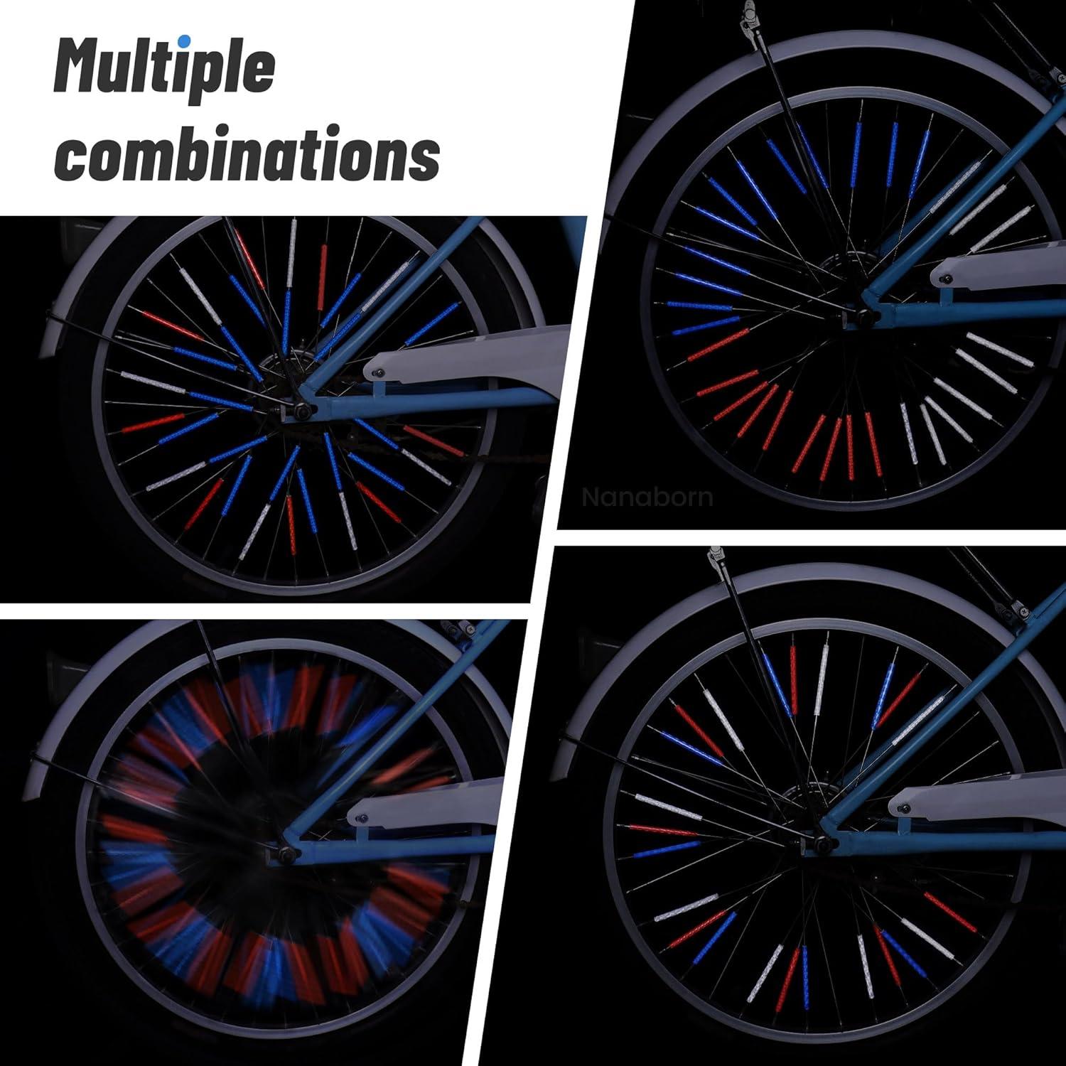 Cubiertas de Radios Reflectantes Nanaborn 72 Pcs 75 mm