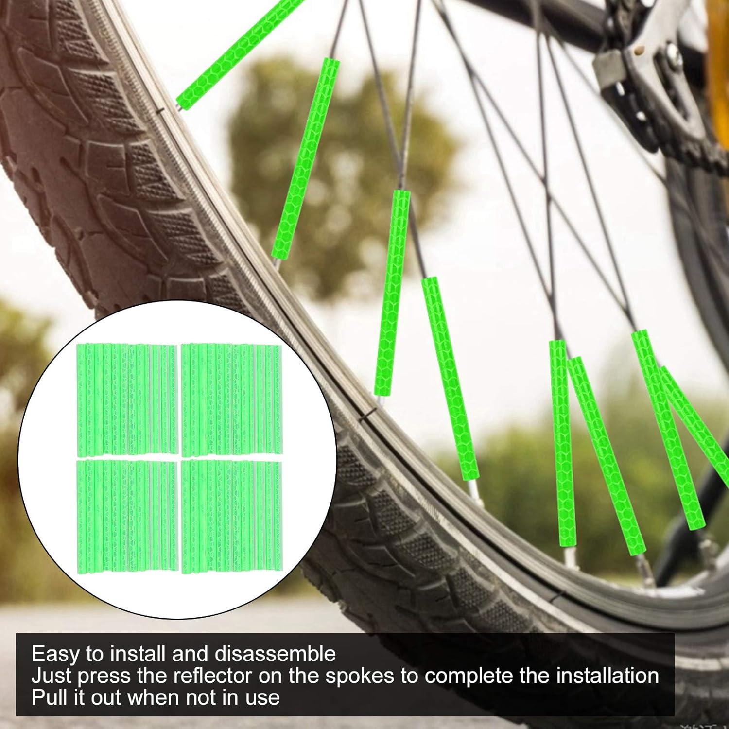 48 Clips Reflectores de Radios Lybunair para Bicicletas