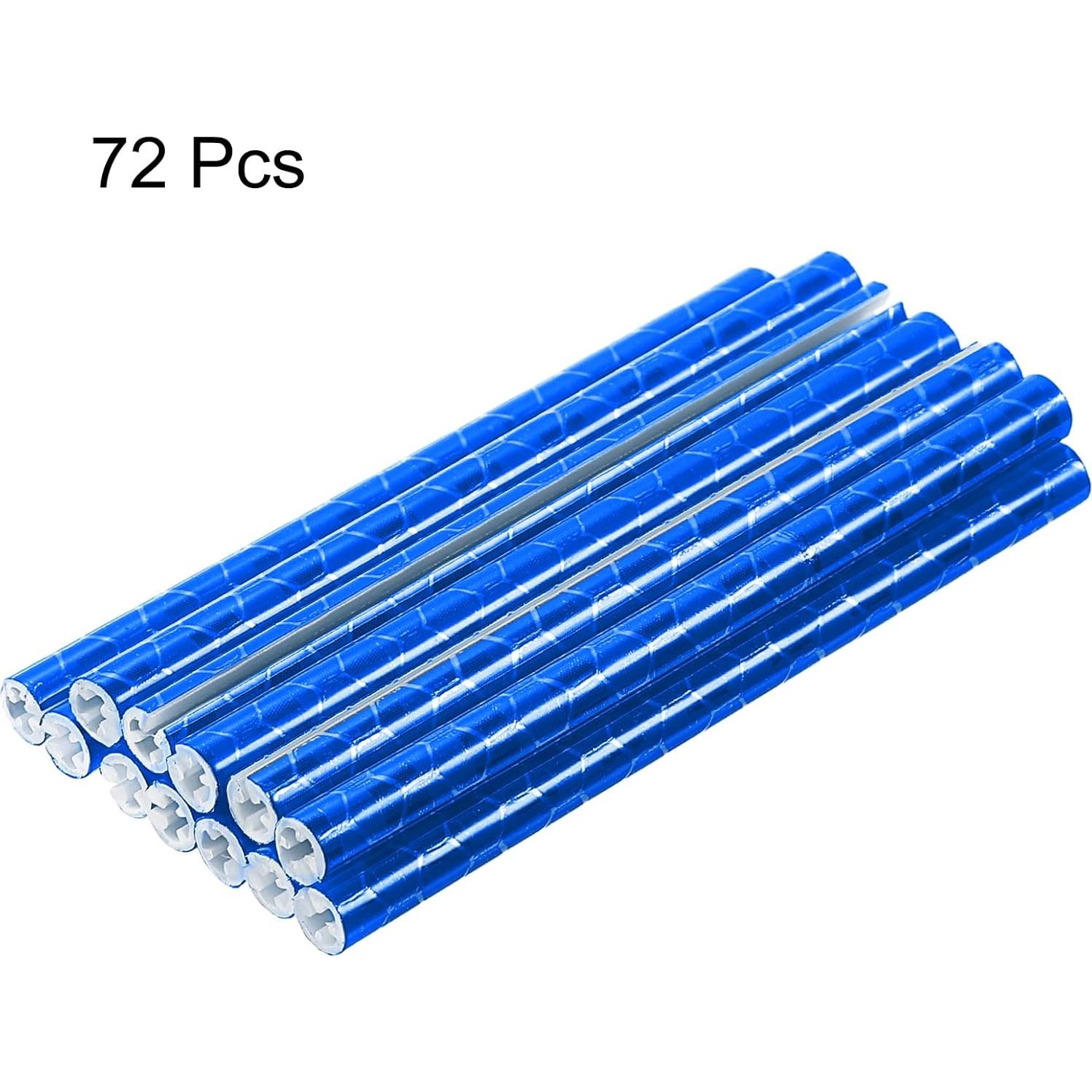 Cubiertas Reflectantes para Radios de Bicicleta HARFINGTON 72pcs Azul