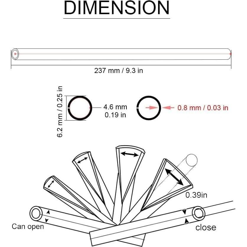 Cubiertas de Radios R QIANKONG 72 Pcs Azul Claro para Motocicleta/Bicicleta