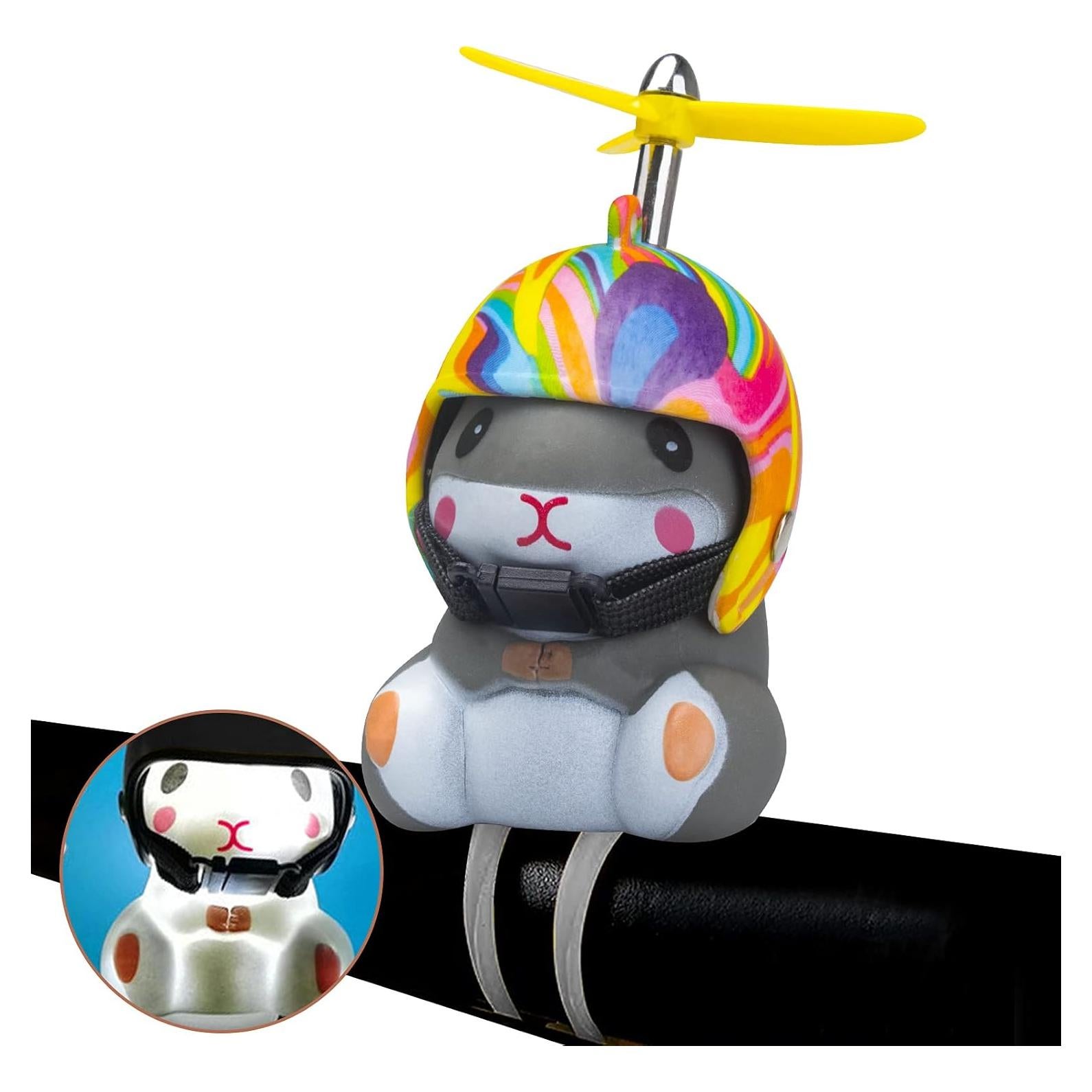 Campana de Bicicleta Wonuu con Luz LED y Casco Hámster