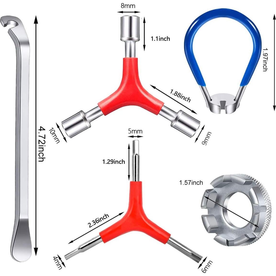 Kit de Herramientas de Bicicleta CHIVENIDO - 7 Piezas