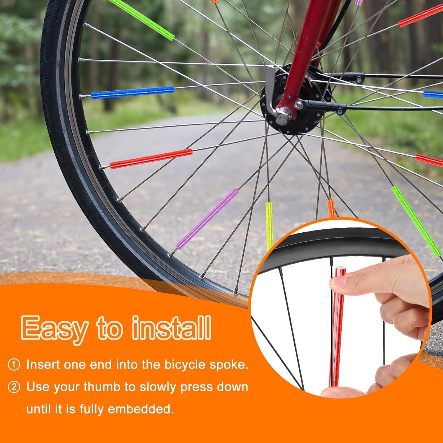 Cubiertas Reflectantes para Radios de Bicicleta HARFINGTON Azul